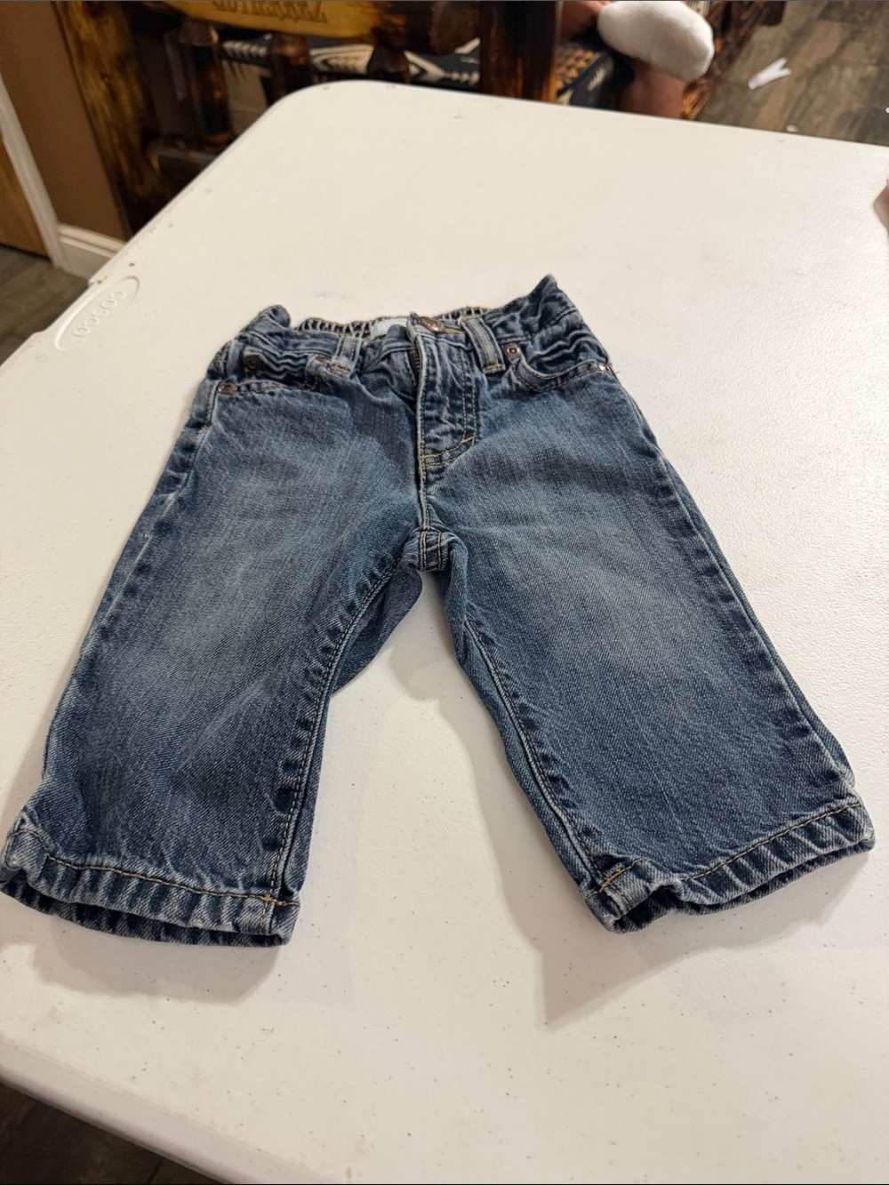 Old Navy Kids Blue Denim Jeans with Elastic Waistband